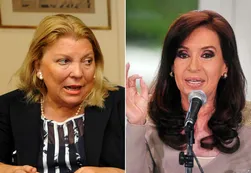 Cristina y Carrió, unidas por la droga
