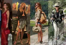 Juliana Awada lleva look exploradora de día, sexy y con brillos de noche