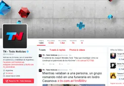 Hackearon la cuenta de Twitter de TN