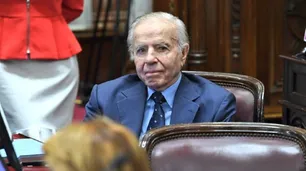 Carlos Menem "pasó una buena noche", según su médico personal