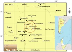 Un temblor sacudió a Córdoba