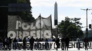 Caos en el centro porteño: organizaciones sociales protestaron contra el Ministerio de Desarrollo Social