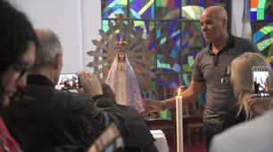 Regresó a la Argentina la imagen de la Virgen de Luján que acompañó a los soldados en Malvinas