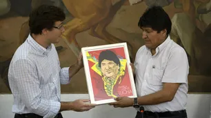 Evo Morales fue distinguido como visitante ilustre en Morón