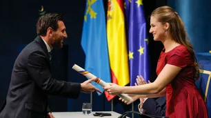 La princesa Leonor homenajeó a Lionel Messi: en RDC analizaron el reconocimiento al futbolista argentino