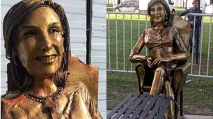 Mirtha Legrand ahora tiene dos estatuas en su pueblo natal: qué dijo la Chiqui del homenaje
