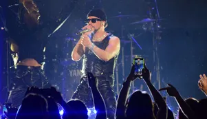 Yandel recurrió a los temas que compuso con Wisin para hacer bailar al público que lo acompañó en el Luna Park