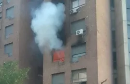Nueva Córdoba: susto por el incendio de un departamento
