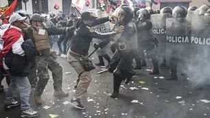Las protestas de los peruanos arriban a Lima
