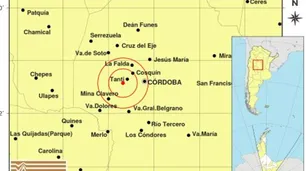 Córdoba tembló por un sismo de 2.9 grados de magnitud: "En Carlos Paz se sintió fuerte"