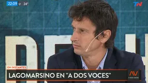 Diego Lagomarsino: "Si Gendarmería hizo las cosas bien, no tendría que tener miedo"