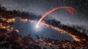 La colisión de dos agujeros negros supermasivos podría verse desde la Tierra