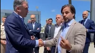 Lacalle Pou cruzó a un líder opositor en un evento empresarial: "Tratá de cuidar los modales"