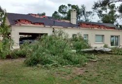 Fuerte tormenta provocó grandes destrozos en Arrecifes