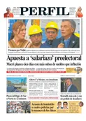 La tapa del Diario PERFIL de este sábado