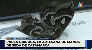 Quién es la artesana que logró hacer sedas preservando el medio ambiente
