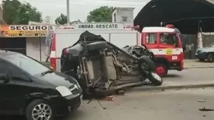 Difunden el video del choque múltiple en José C. Paz en el que murieron tres personas