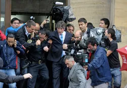 Backstage de la súbita aparición de Boudou y la tensa reunión con el juez