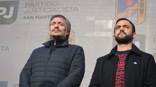 Máximo Kirchner encabezó otro acto del PJ y cuestionó "el cuentito de la libertad" de Milei
