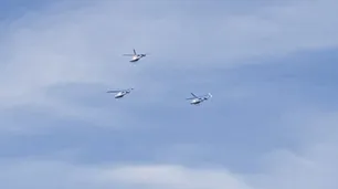 Misterio: tres helicópteros volaron varios minutos en círculos sobre Buenos Aires