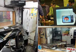Violento operativo policial contra una radio alternativa