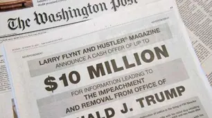 El día que Larry Flynt ofreció U$S 10 millones para echar a Trump