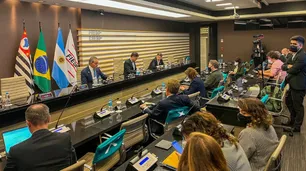 Empresarios de San Pablo entusiasman a Kicillof y Scioli en su búsqueda de inversores