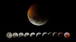 El primer eclipse total de 2019 tiñó de rojo una increíble Superluna