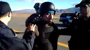 Así fue el traslado del líder mapuche Facundo Jones Huala a Chile