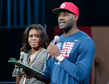 Michelle Obama y Lebron James se unen contra Trump