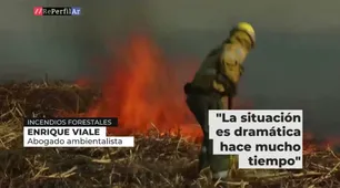 Humo en la provincia por la quema de pastizales del Delta de Paraná