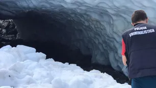 Murió un turista por un derrumbe en unas cuevas cercanas al cerro Hielo Azul en El Bolsón