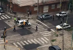 Choque entre vecinos del Barrio Mitre y la Metropolitana