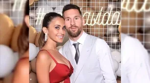 Antes del mundial, Messi se divirtió en España: las fotos con Antonela Roccuzzo en el casamiento de Jordi Alba