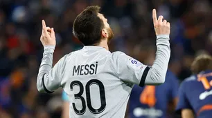 Messi, el héroe de la victoria del PSG ante el Montpelellier
