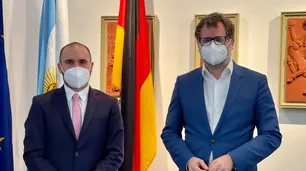 Guzmán dialogó sobre el FMI con el secretario del Ministerio Federal de Finanzas alemán