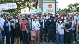 JxC se movilizó en El Palomar: "Las mafias cerraron el aeropuerto para jorobar a la gente más humilde"