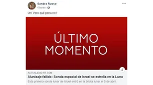 El sadismo político de Sandra Russo: se burló del fallido alunizaje de Israel