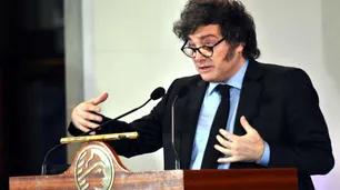 Milei destacó los "signos de recuperación" de la economía y advirtió: "Voy a vetar todas las leyes de los degenerados fiscales"