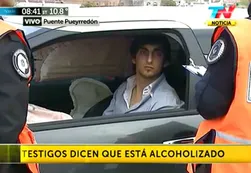 El video del joven borracho que provocó un triple choque y el padre lo defendió