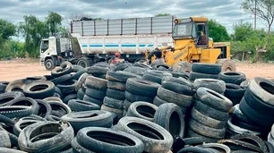 Córdoba: ya se recolectaron más de 1.000 toneladas de neumáticos en desuso para combatir el dengue