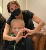 Zulemita pidió que rezaran por la salud de Carlos Menem
