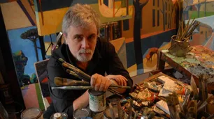 Así es "Crónicas urbanas", la muestra de Pablo Temes en el Museo Quinquela Martín