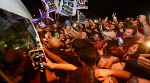 Cristina Kirchner fue recibida por una multitud en Misiones