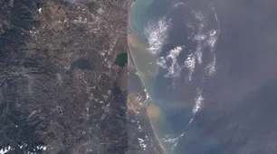 Las impactantes imágenes satelitales de la NASA sobre la DANA que provocó una catástrofe en España
