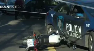 Dos motochorros se enfrentan con la policía cerca del Garrahan