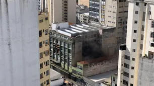 Video: se incendió el edificio del diario Folha de Sao Paulo