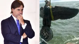 Lacalle Pou anunció que transformará el águila nazi del Graf Spee en una paloma de paz