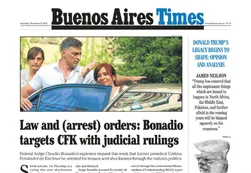 La tapa del BA Times: CFK, VIH-SIDA, y un extracto del nuevo libro de Uki Goñi