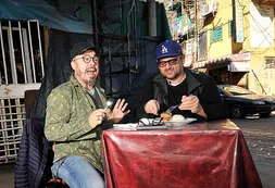 Los cocineros Christophe y Donato fueron a comer a un restaurante de la Villa 31